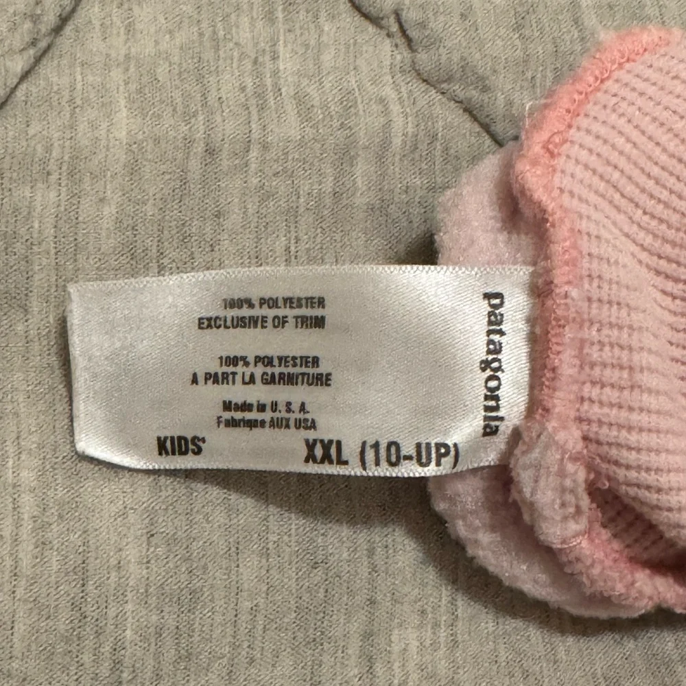 Patagonia Kids’ Synchilla Gloves Light Pink Fleece Winter Gloves (Size XXL)